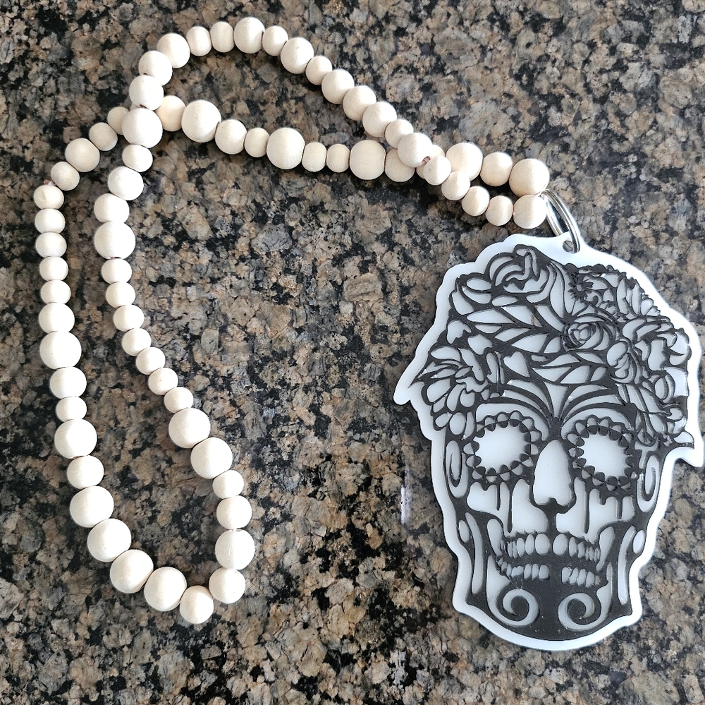 Day of the Dead Necklace - Dia De Los Muertos